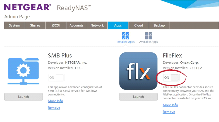 FileFlex Help Topics > How to Connect to a NETGEAR NAS > worddavf4d6d5ab7ed61df63a635fa4e3975e7b.png