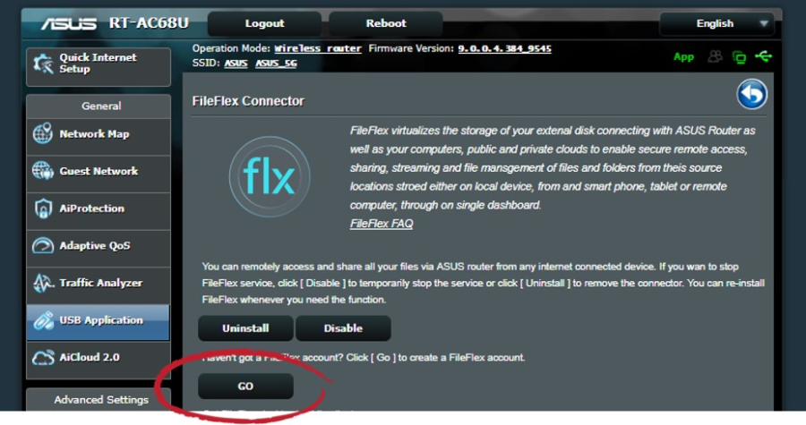 How to Connect to ASUS RT-AC68U - FileFlex Enterprise Help