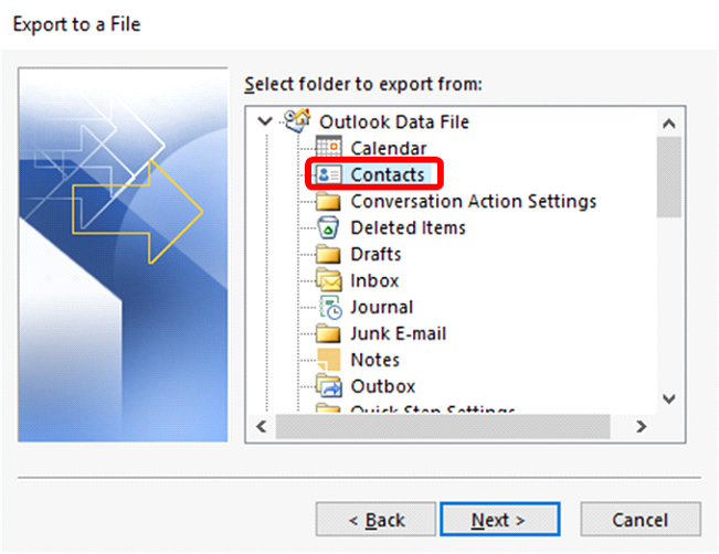 FileFlex Help Topics > How to Import From Outlook > worddav1cbc6230e68ce3326152920a5b6b4750.png